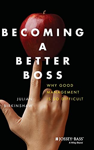 Becoming A Better Boss: Why Good Management is So Difficult von JOSSEY-BASS