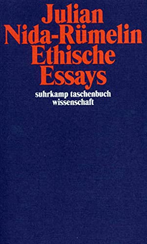 Ethische Essays (suhrkamp taschenbuch wissenschaft) von Suhrkamp Verlag AG