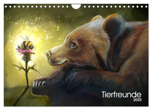 Tierfreunde (Wandkalender 2025 DIN A4 quer), CALVENDO Monatskalender von CALVENDO