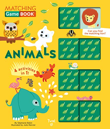 Animals: 4 Activities in 1! (Matching Game Books)