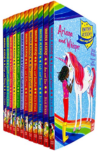 Unicorn Academy: Where Magic Happens 12 Books Collection Set by Julie Sykes