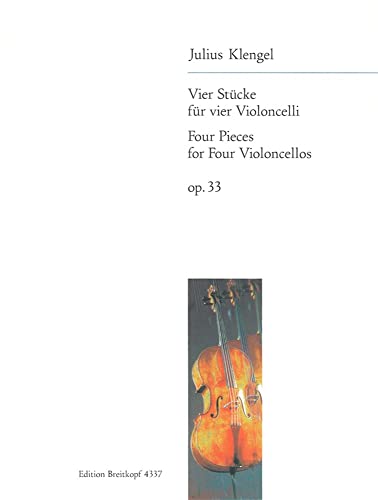 4 Stücke op. 33 für 4 Celli (EB 4337) von Breitkopf & Härtel