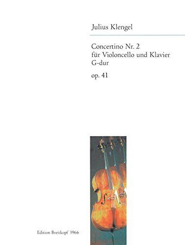 Concertino Nr. 2 G-dur op. 41 für Cello und Klavier (EB 3966)