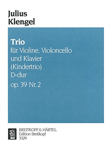 Kindertrio D-dur op. 39 Nr. 2 für Violine, Cello und Klavier (EB 3329): Einzelstimmen