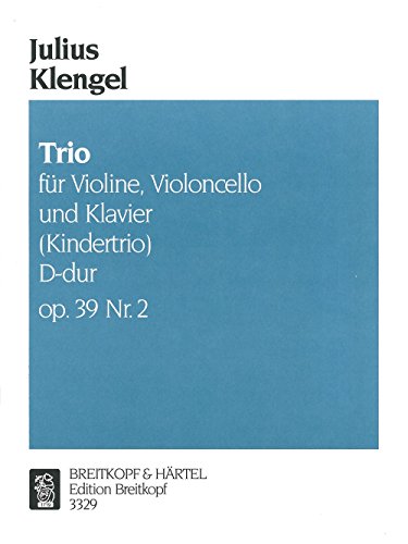 Kindertrio D-dur op. 39 Nr. 2 für Violine, Cello und Klavier (EB 3329): Einzelstimmen