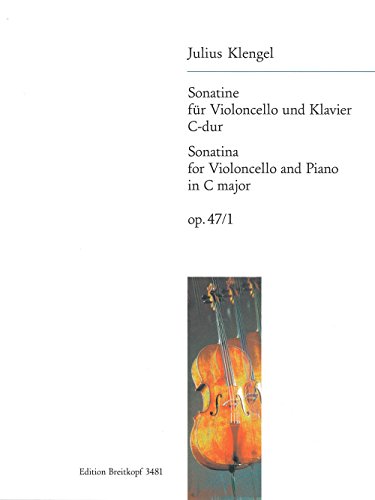 Sonatine C-dur op. 47/1 für Cello und Klavier (EB 3481) von Breitkopf & Hï¿½rtel