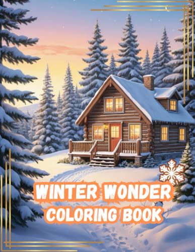 Winter Wonder - Coloring Book for Adults: Inspire Creativity, 50 unique Images, Winter & Christmas von Independently published