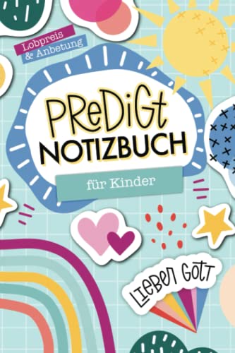 Predigt Notizbuch für Kinder