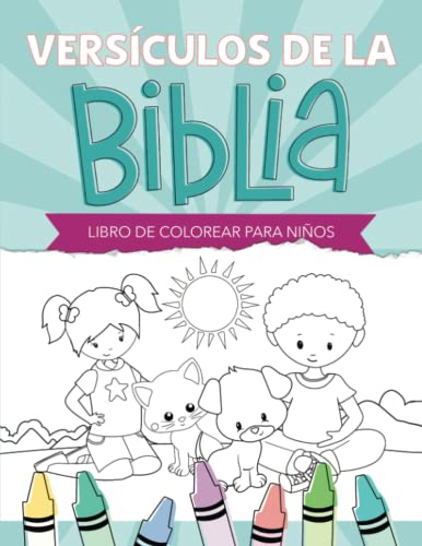 Versículos de la Biblia: Libro de colorear para niños