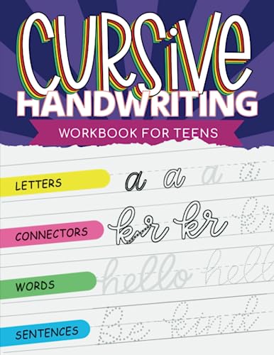 Cursive Handwriting Workbook for Teens von Cloud Forest Press