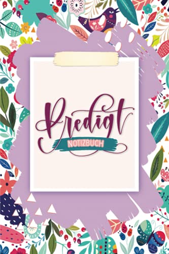 Predigt Notizbuch Predigt Notizbuch