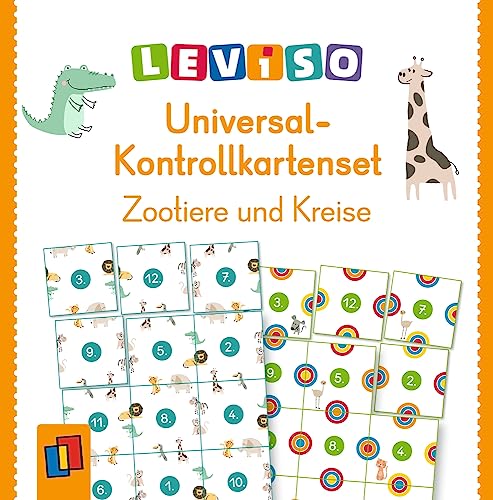 Universal-Kontrollkartenset: Zootiere und Kreise - universell einsetzbar für alle Übungshefte (LEVISO)