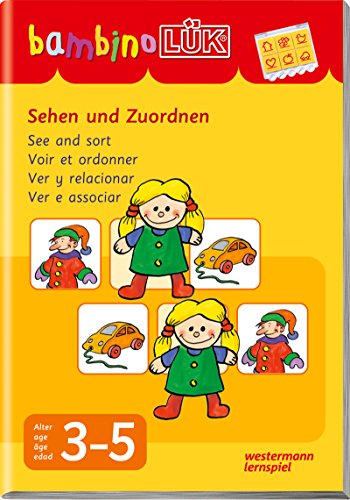 bambinoLÜK-Übungshefte / bambinoLÜK: Kindergarten / 3/4/5 Jahre: Sehen und Zuordnen (bambinoLÜK-Übungshefte: Kindergarten)