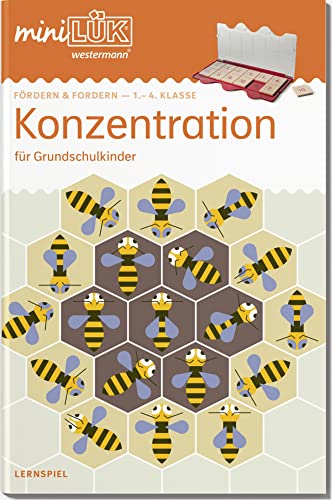 miniLÜK: 1./2./3./4. Klasse - Fördern & Fordern Konzentration (miniLÜK-Übungshefte: Fördern und Fordern) von Westermann Lernwelten