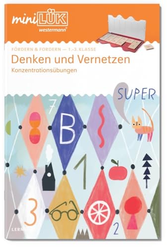 miniLÜK: 1./2./3. Klasse - Fördern & Fordern Denken und Vernetzen 1 (miniLÜK-Übungshefte: Fördern und Fordern) von Westermann Lernwelten