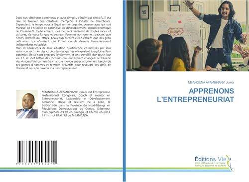 APPRENONS L'ENTREPRENEURIAT von Éditions Vie
