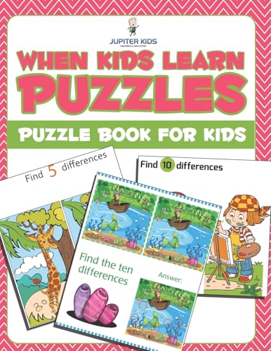 When Kids Learn Puzzles: Puzzle Book For Kids von Jupiter Kids