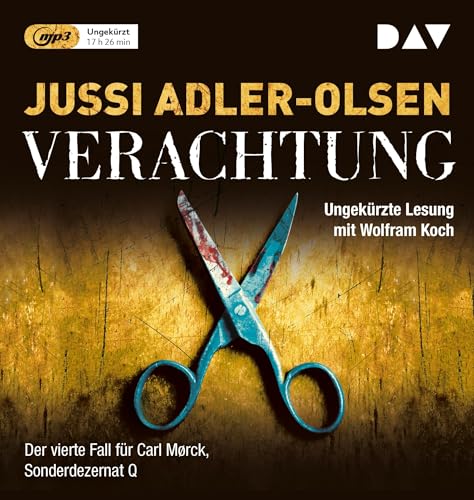 Verachtung. Der vierte Fall für Carl Mørck, Sonderdezernat Q: Ungekürzte Lesung mit Wolfram Koch (2 mp3-CDs) (Carl-Mørck-Reihe)
