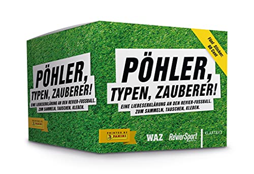 Pöhler, Typen, Zauberer. Eine Liebeserklärung an den Revier-Fußball - Panini Stickerbox von Klartext Verlag