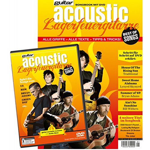 guitar acoustic Lagerfeuergitarre Best of Songs: Songbook mit DVD von PPVMEDIEN
