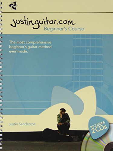 Justinguitar.com Beginner's Course (Spiral Bound): Noten, CD (2) für Gitarre