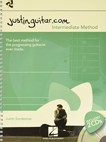 The Justinguitar.com Intermediate Method (Book/2CD): Noten, CD für Gitarre (Book & 2 Cds) von Wise Publications