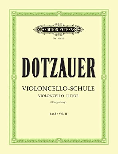 Violoncello-Schule - Band 2: Zweite bis fünfte Lage (Grüne Reihe Edition Peters)