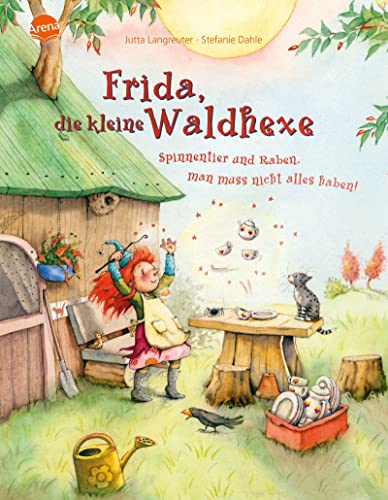 Frida, die kleine Waldhexe: Spinnentier und Raben, man muss nicht alles haben! Bilderbuch mit Goldfolienprägung auf mehreren Innenseiten Frida, die kleine Waldhexe: Spinnentier und Raben, man muss nicht alles haben! Bilderbuch mit Goldfolienprägung auf mehreren Innenseiten
