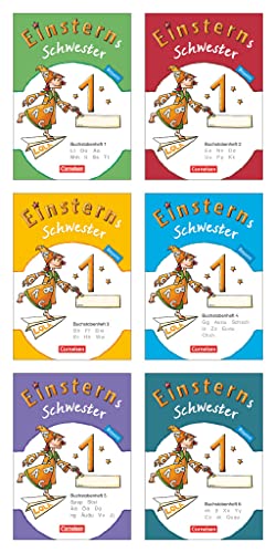 Einsterns Schwester - Erstlesen - Bayern - 1. Jahrgangsstufe: 6 Buchstabenhefte mit Begleitheft und Lauttabelle im Paket - In Druckschrift