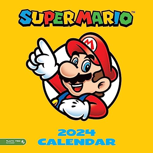 Nintendo – Super Mario 2024 – Wandkalender: Original Danilo-Kalender [Mehrsprachig] [Kalender] (Wall-Kalender) von Danilo