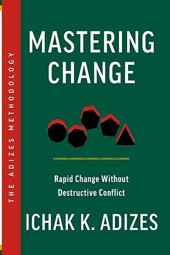 Mastering Change: Rapid Change Without Destructive Conflict von Adizes Institute Publications