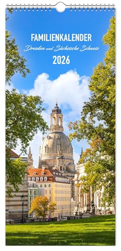 Familienplaner Dresden und Sächsische Schweiz 2026: Einschreibkalender | 20 x 44 cm | weißes Kalendarium Familienplaner Dresden und Sächsische Schweiz 2026: Einschreibkalender | 20 x 44 cm | weißes Kalendarium von K4Verlag