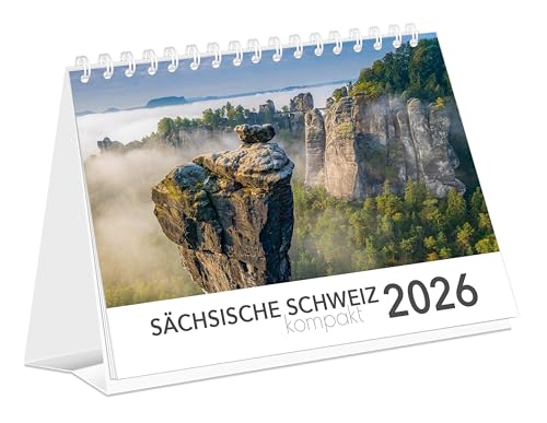 Kalender Sächsische Schweiz kompakt 2026: | 21 x 15 cm | weißes Kalendarium Kalender Sächsische Schweiz kompakt 2026: | 21 x 15 cm | weißes Kalendarium von K4Verlag