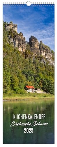 Küchenkalender Sächsische Schweiz 2025 | 15 x 40 cm | weißes Kalendarium Küchenkalender Sächsische Schweiz 2025 | 15 x 40 cm | weißes Kalendarium