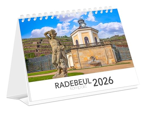 Radebeul kompakt 2026: | 21 x 15 cm | weißes Kalendarium von K4Verlag