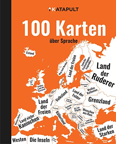 100 Karten über Sprache von KATAPULT Verlag
