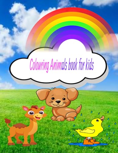 Kids animals colouring book von Independently published