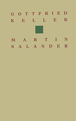 Gottfried Keller Martin Salander: Roman von Birkhäuser