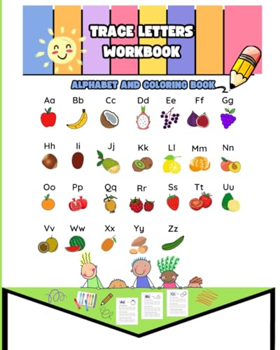 Trace Letters Workbook: Alphabet and coloring book von Independently published