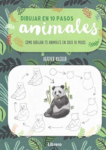 Dibujar en 10 pasos animales: COMO DIBUJAR 75 AIMALES EN SOLO 10 PASOS