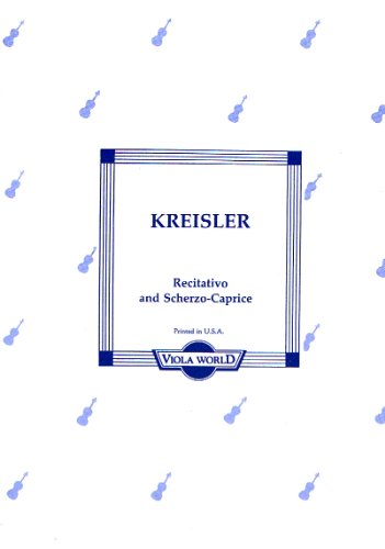 KREISLER - Recitativo y Scherzo Capricho para Viola y Piano (Arnold)