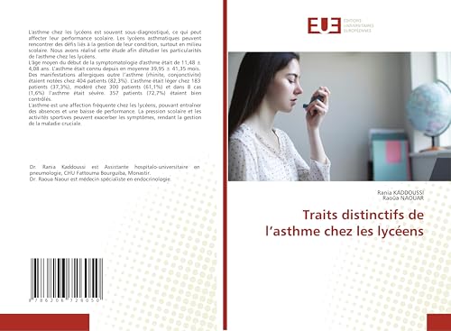Traits distinctifs de l’asthme chez les lycéens von Éditions universitaires européennes