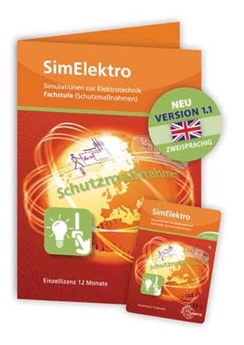 SimElektro - Fachstufe 1.1 Einzellizenz Freischaltcode auf Keycard: Simulationen zur Elektrotechnik Fachstufe Schutzmaßnahmen 1.1 von Europa-Lehrmittel