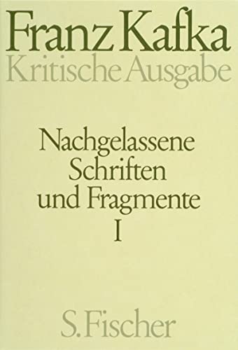Nachgelassene Schriften und Fragmente I von FISCHER, S.