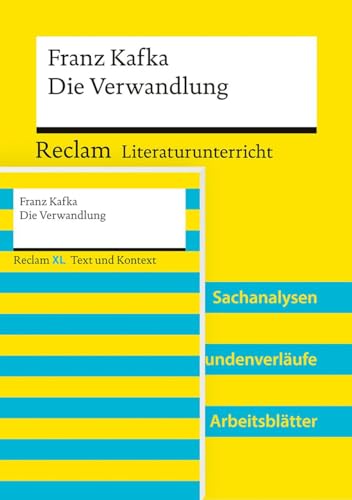 Paket für Lehrkräfte "Franz Kafka: Die Verwandlung" (Textausgabe und Lehrerband). 2 Bände eingeschweißt: Praktisches Bundle mit Primärtext und Unterrichtsmaterialien (Reclam Literaturunterricht) von Reclam, Philipp