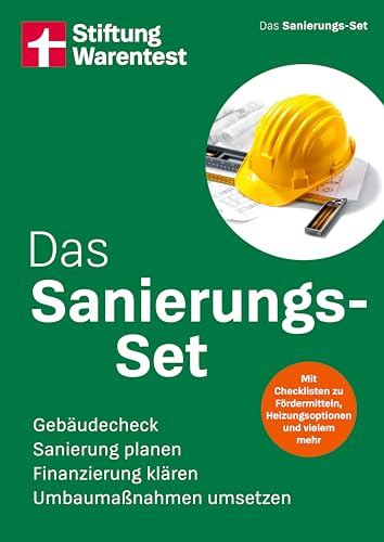 Das Sanierungs-Set - Ihr umfassender Ratgeber für die Haussanierung: Gebäudecheck, Sanierung planen, Finanzierung klären, Umbaumaßnahmen umsetzen von Stiftung Warentest