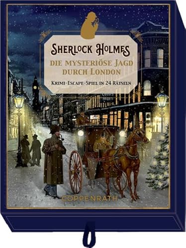 Schachtelspiel - Sherlock Holmes - Die mysteriöse Jagd durch London: Krimi-Escape-Spiel in 24 Rätseln