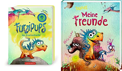 Furzipups, der Knatterdrache + Freundebuch + 1 exklusives Postkartenset