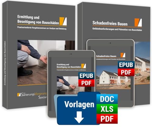 Schadenfreies Bauen sowie Ermittlung und Beseitigung von Bauschäden: Das Buchpaket für den SanierungsVorsprung von Forum Verlag Herkert