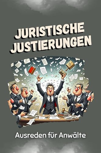 Juristische Justierungen - Das perfekte Geschenk für Weihnachten und Geburtstag für Männer, Frauen und Teenager: Ausreden für Anwälte von FlipFlop